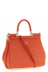 small sicily dauphine calf leather handbag