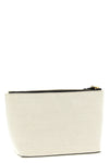 small cotton canvas clutch bag