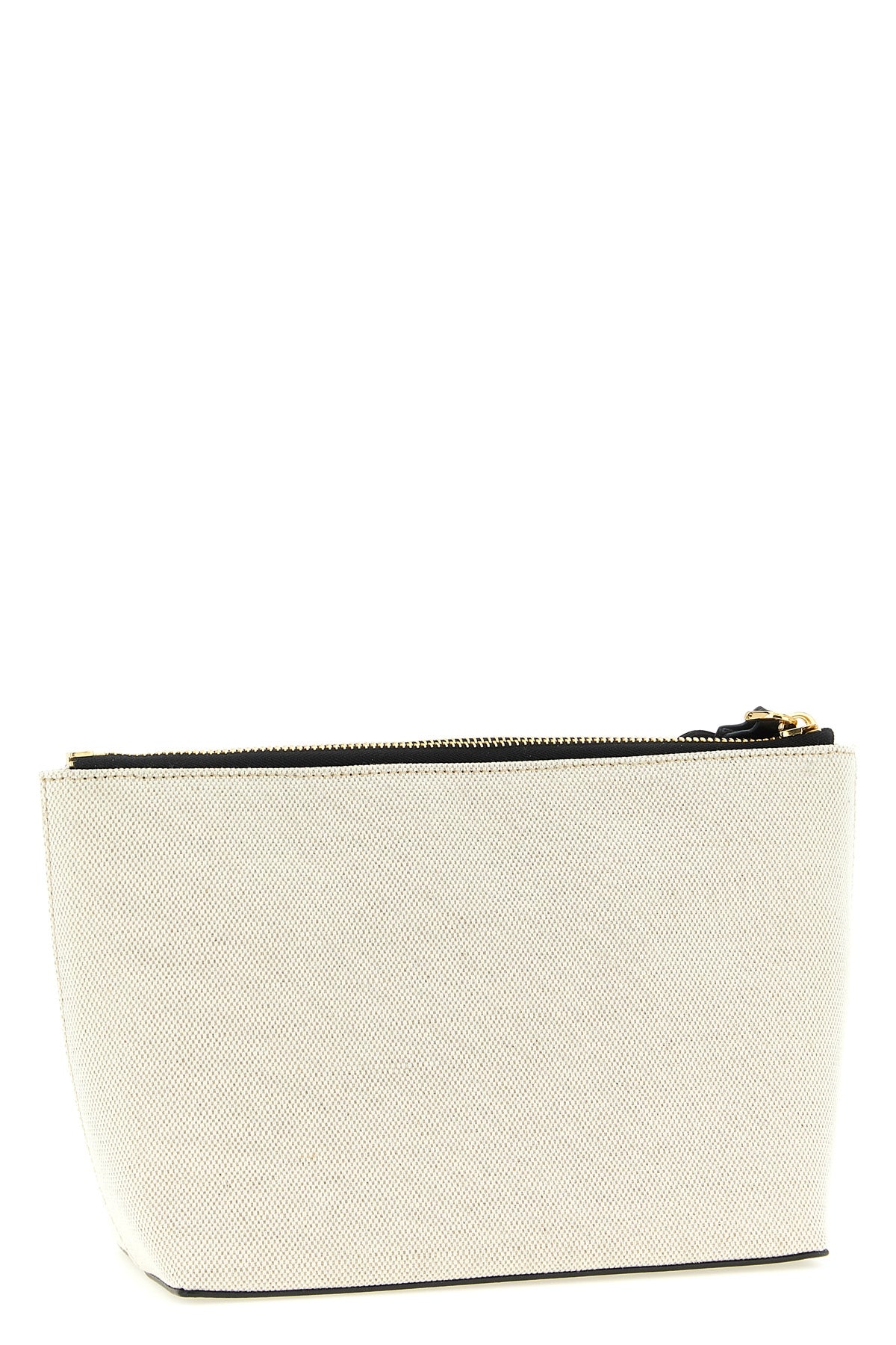 small cotton canvas clutch bag