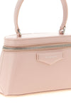 box-shaped leather handbag