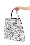 prism shopping bag in mesh and pvc fabric