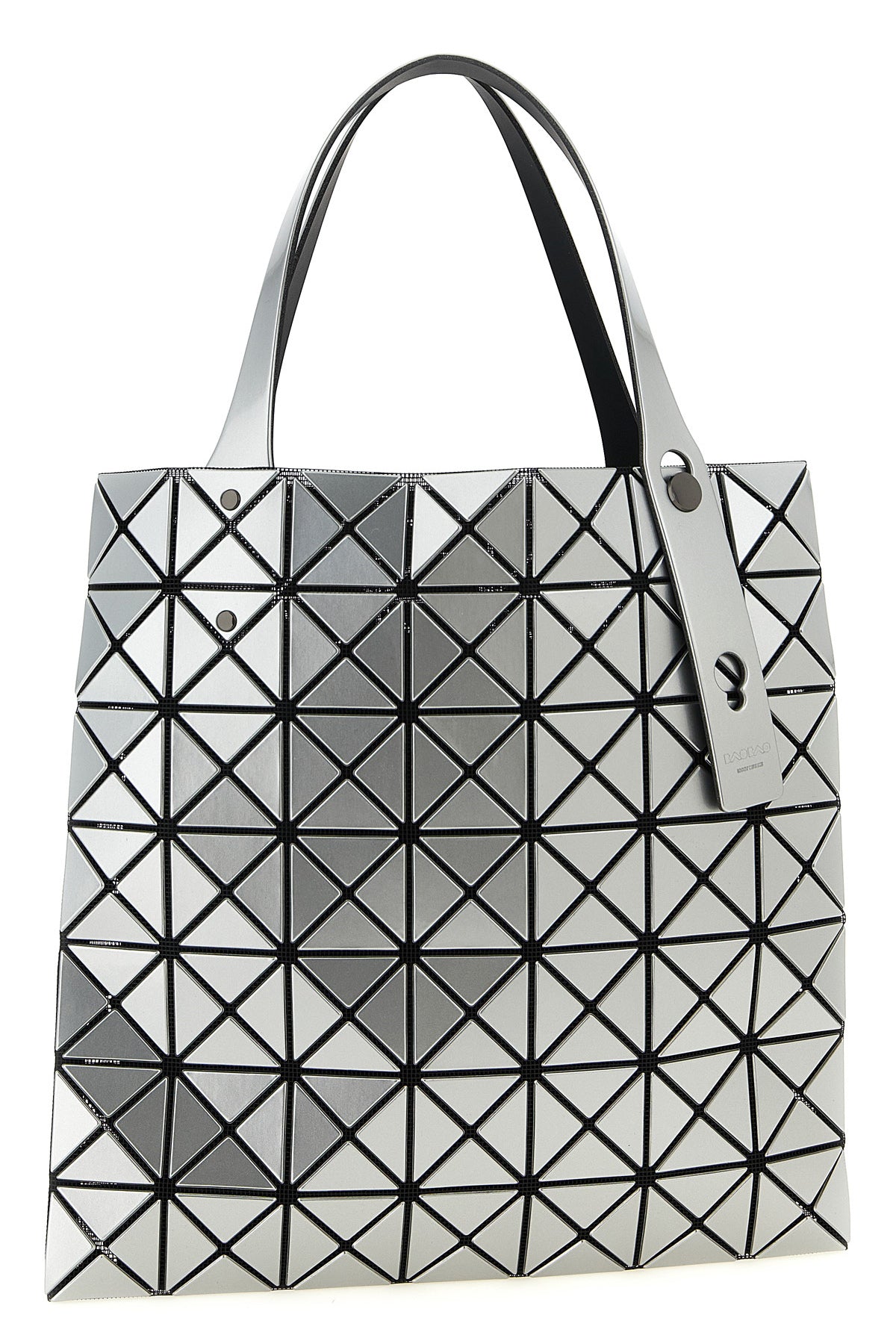 prism handbag in mesh and pvc fabric