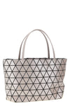 bateau mesh and pvc fabric handbag
