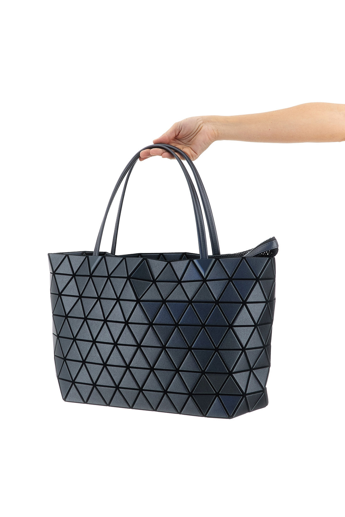 BAO BAO ISSEY MIYAKE OS bateau mesh and pvc fabric handbag