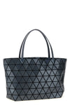 bateau mesh and pvc fabric handbag