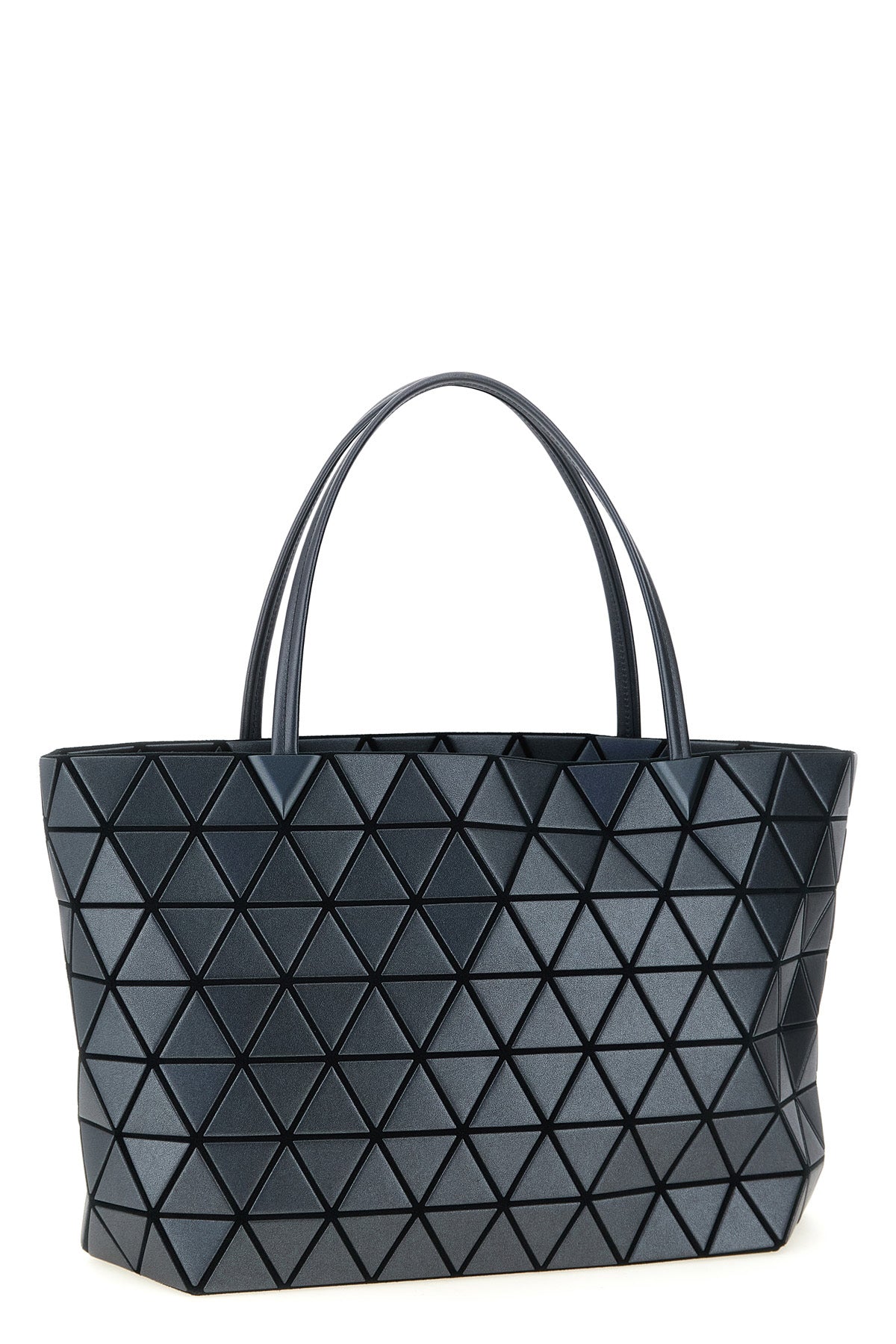 bateau mesh and pvc fabric handbag