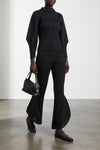 boston handbag in mesh fabric and matt effect pvc