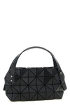 boston handbag in mesh fabric and matt effect pvc