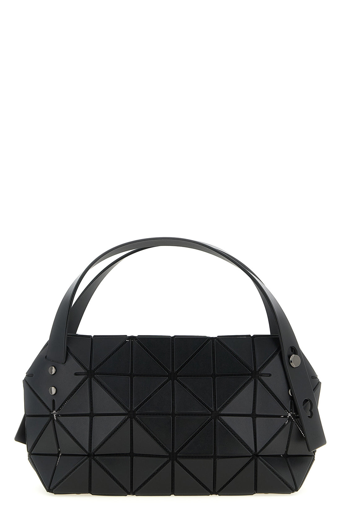 BAO BAO ISSEY MIYAKE OS boston handbag in mesh fabric and matt effect pvc