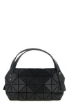 boston handbag in mesh fabric and matt effect pvc