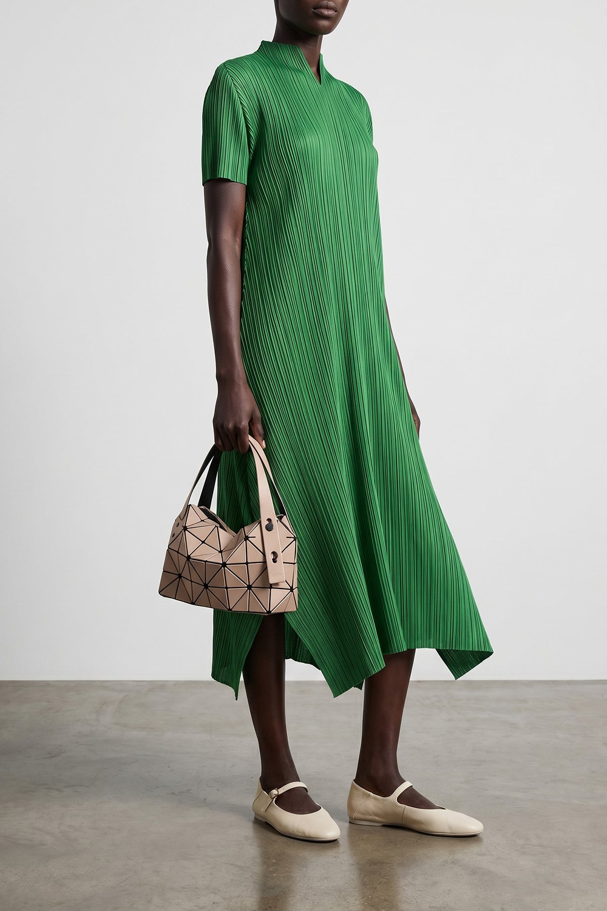 boston handbag in mesh fabric and matt effect pvc