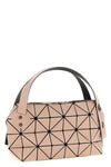 boston handbag in mesh fabric and matt effect pvc