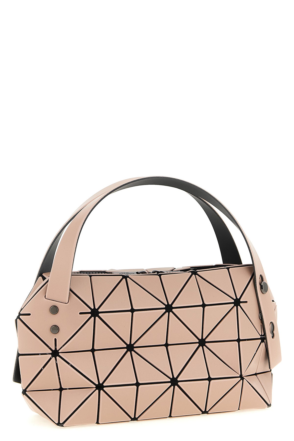boston handbag in mesh fabric and matt effect pvc