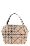 boston handbag in mesh fabric and matt effect pvc