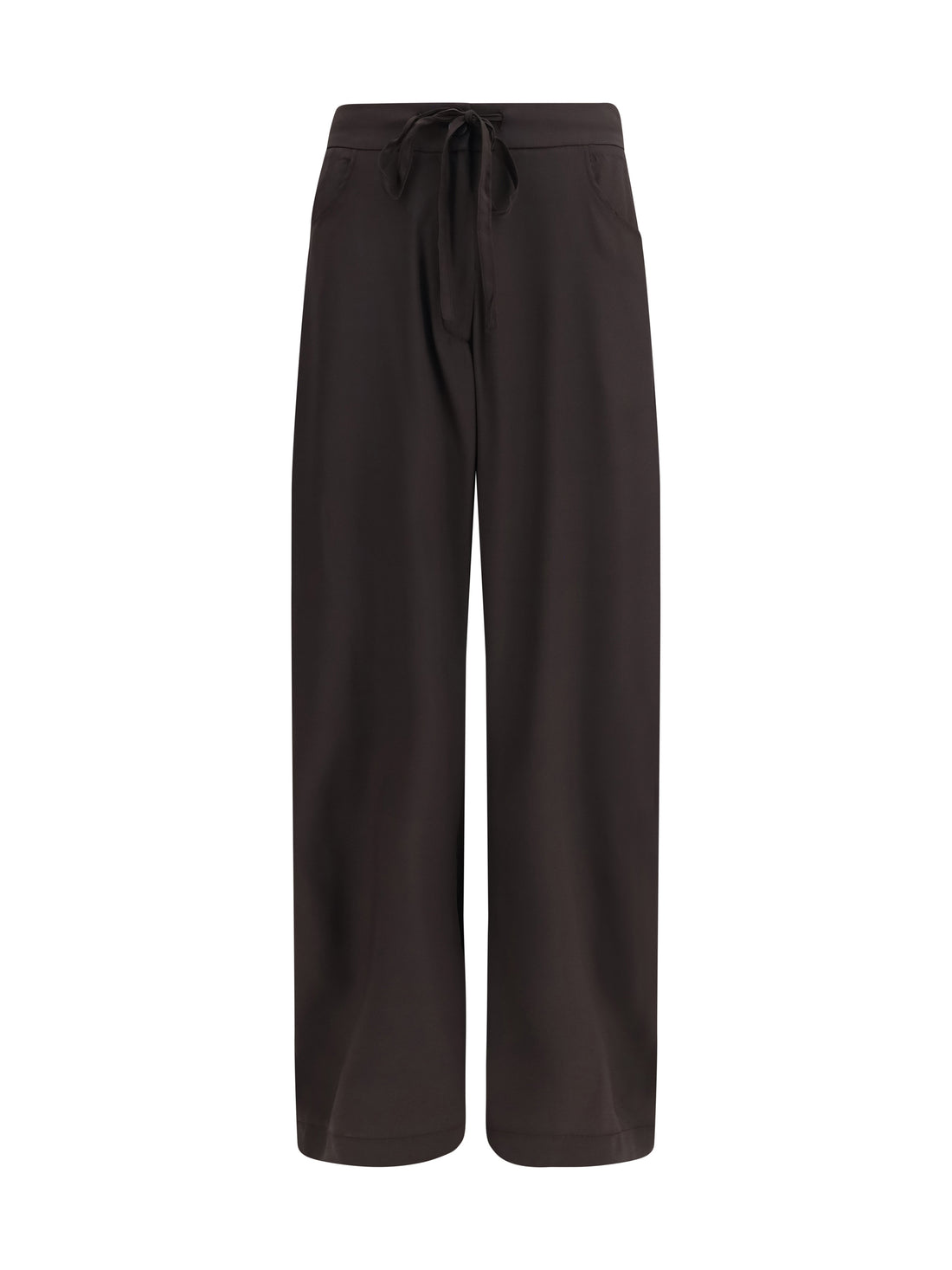 ELLA 40 barrel-leg pants with drawstring in silk