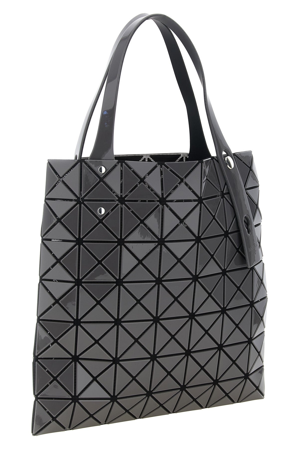 the bao bao issey miyake prism gloss small tote bag redefines structural geome