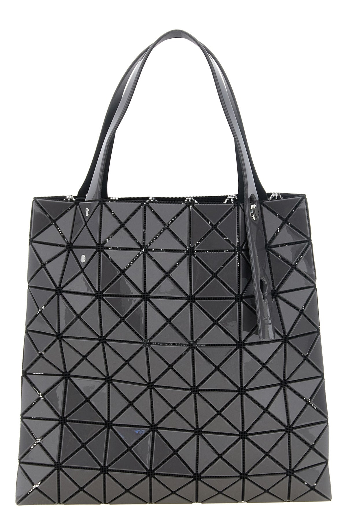 the bao bao issey miyake prism gloss small tote bag redefines structural geome