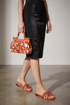 sicily mini handbag in maiolica print brocade fabric