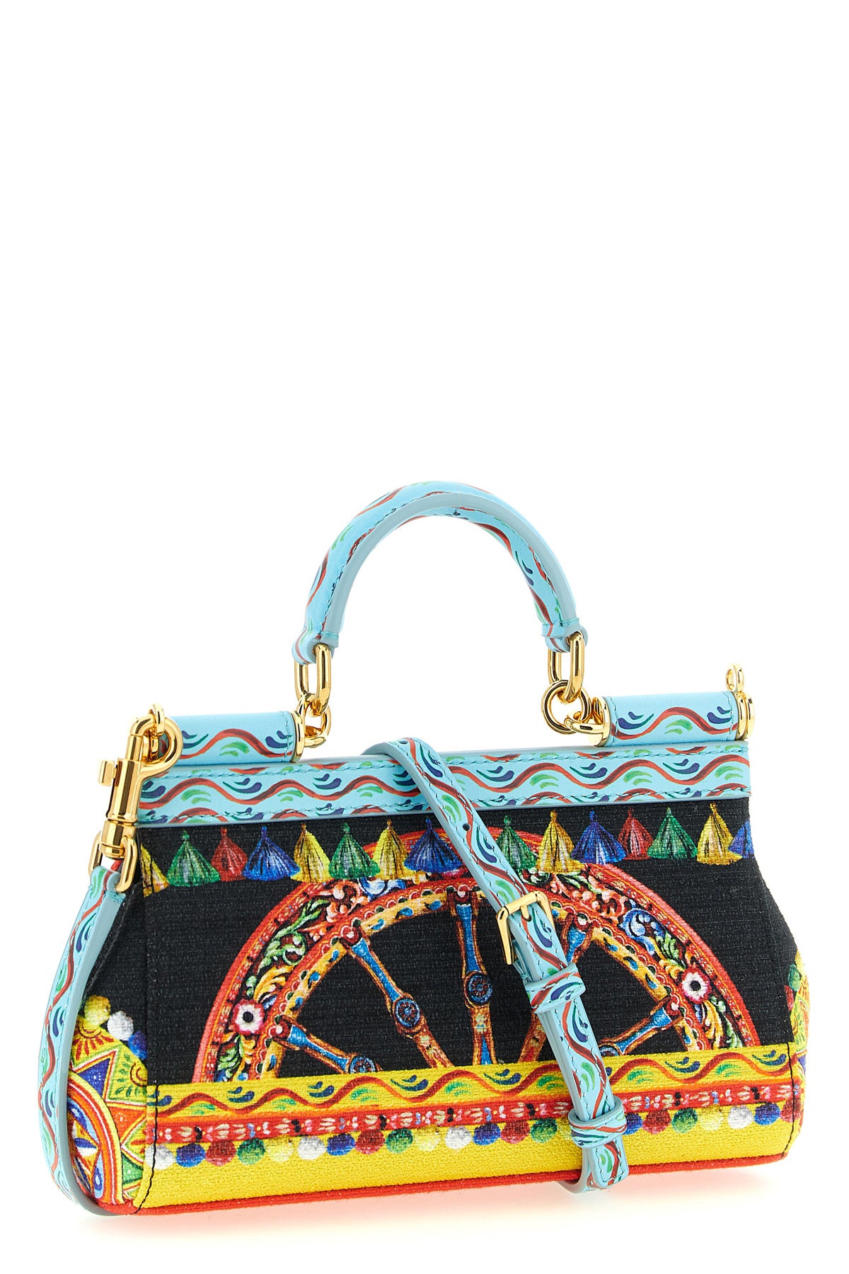sicily mini handbag in stretch mat