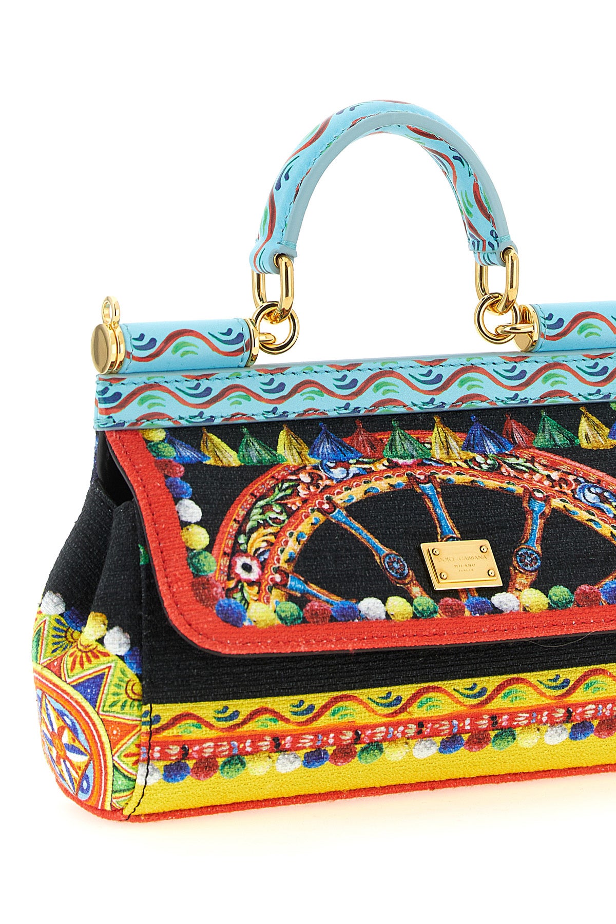 sicily mini handbag in stretch mat