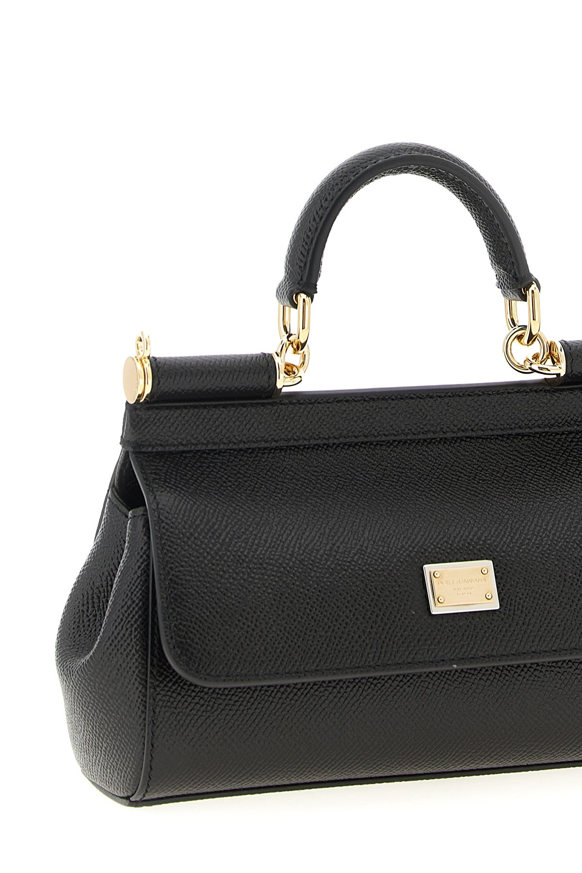 small sicily dauphine calf leather handbag