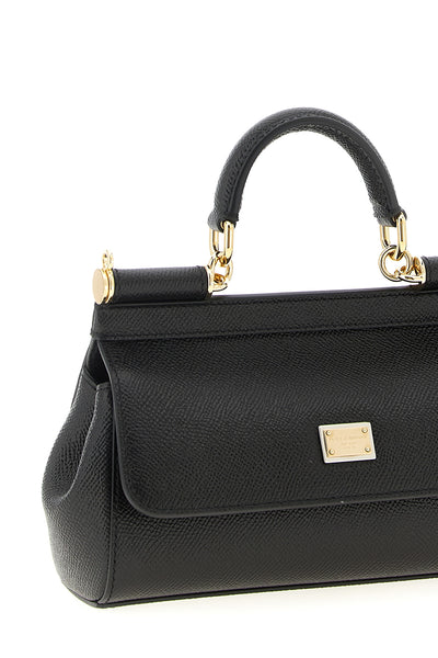 small sicily dauphine calf leather handbag