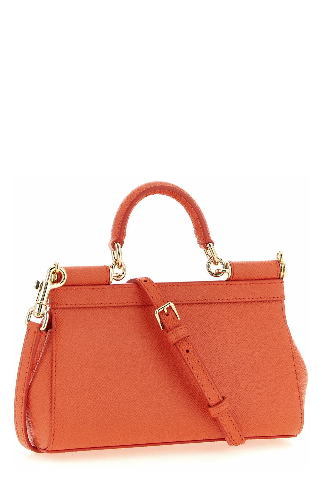 DOLCE &amp; GABBANA OS dauphine sicily mini calf leather handbag