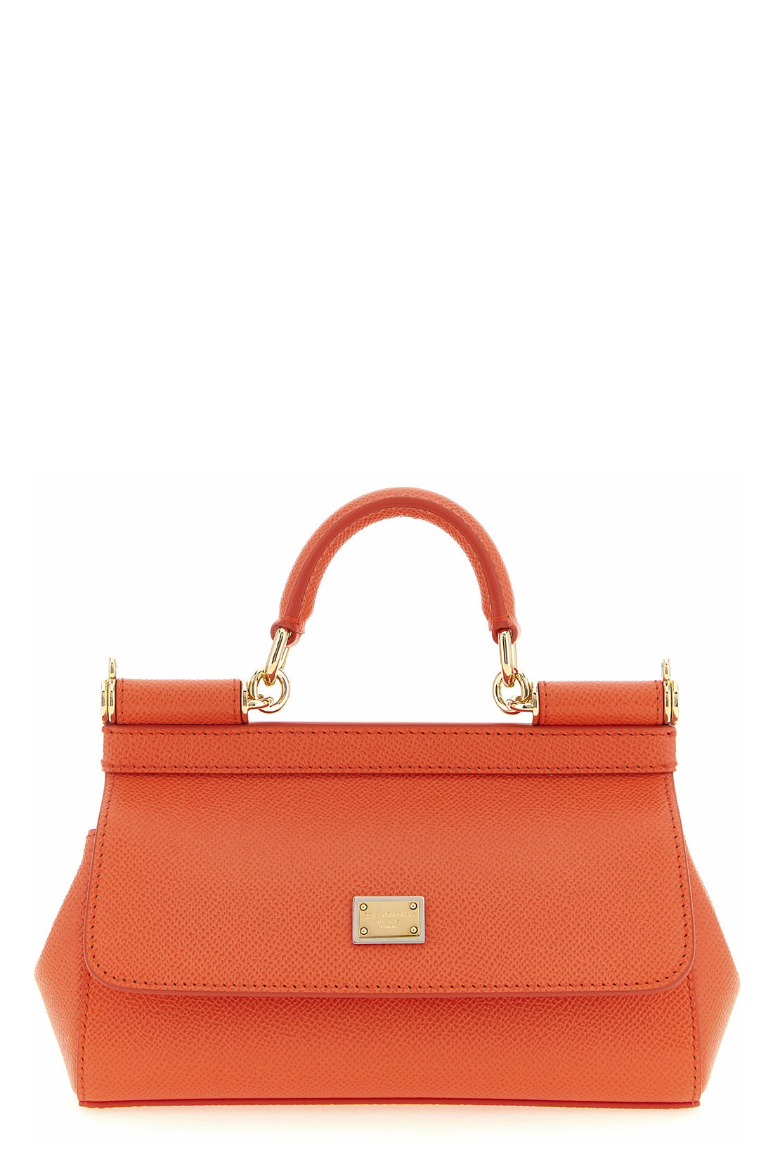 DOLCE &amp; GABBANA OS dauphine sicily mini calf leather handbag