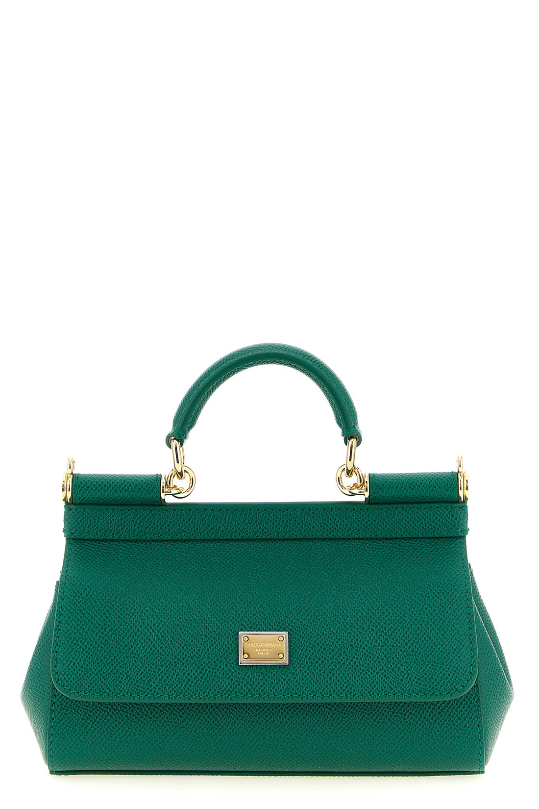 DOLCE &amp; GABBANA OS dauphine sicily mini calf leather handbag