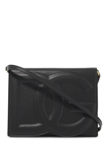 leather dg logo crossbody bag