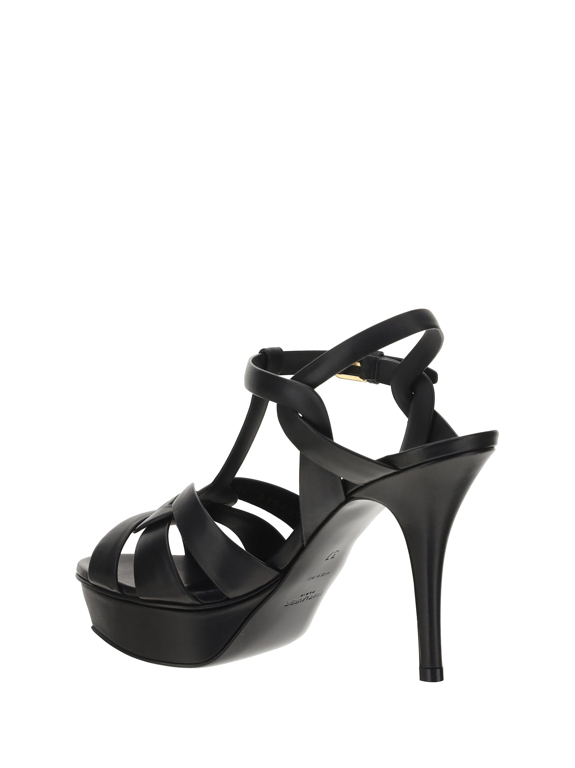 leather platform sandals