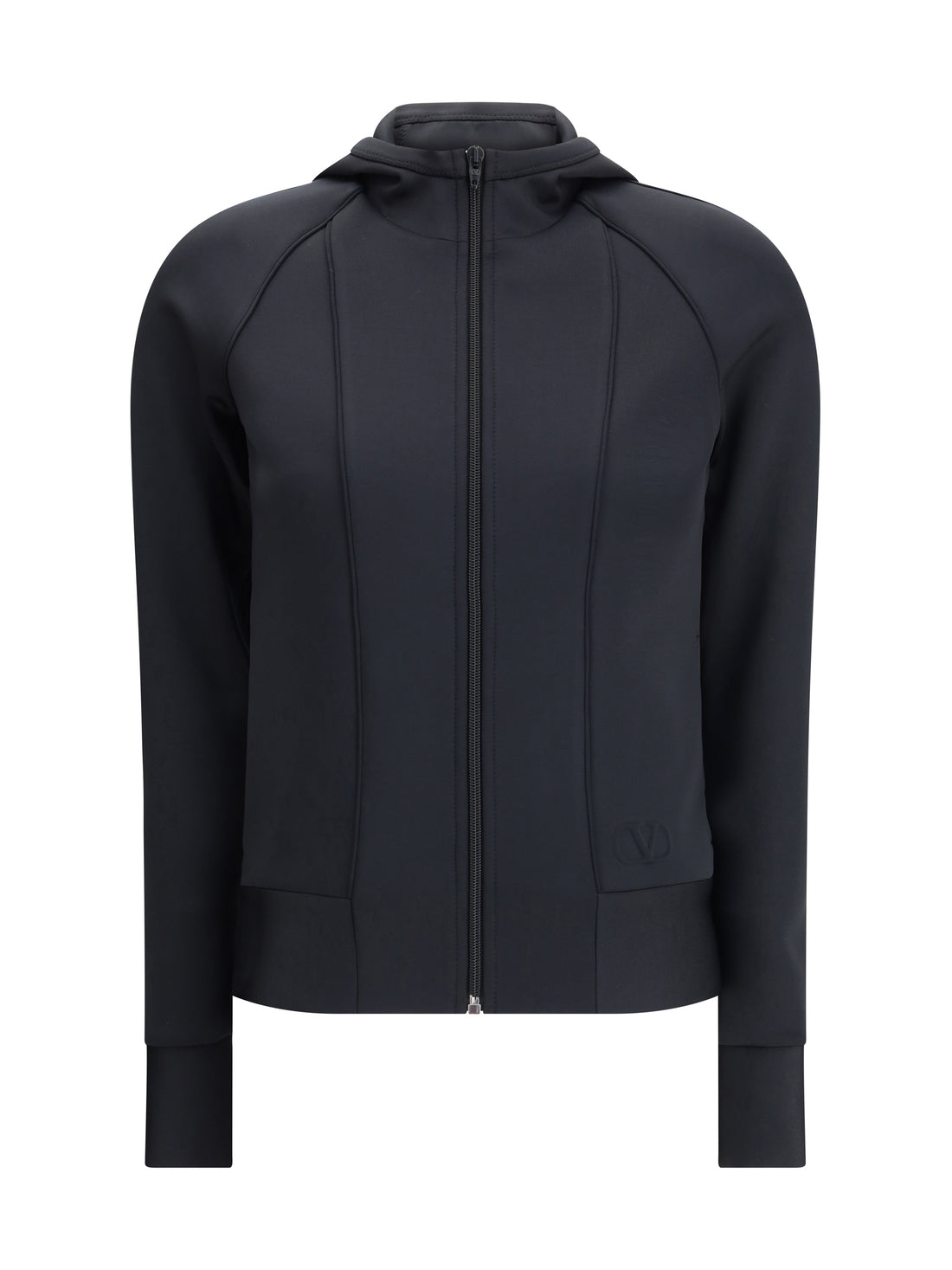 VALENTINO M structured technical jersey sweatshirt