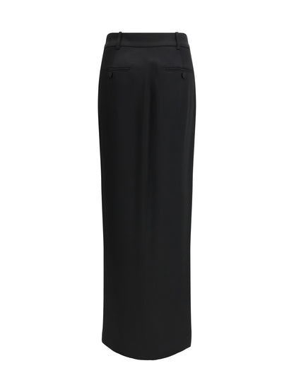 TOM FORD 40 tailored crepe envers satin skirt