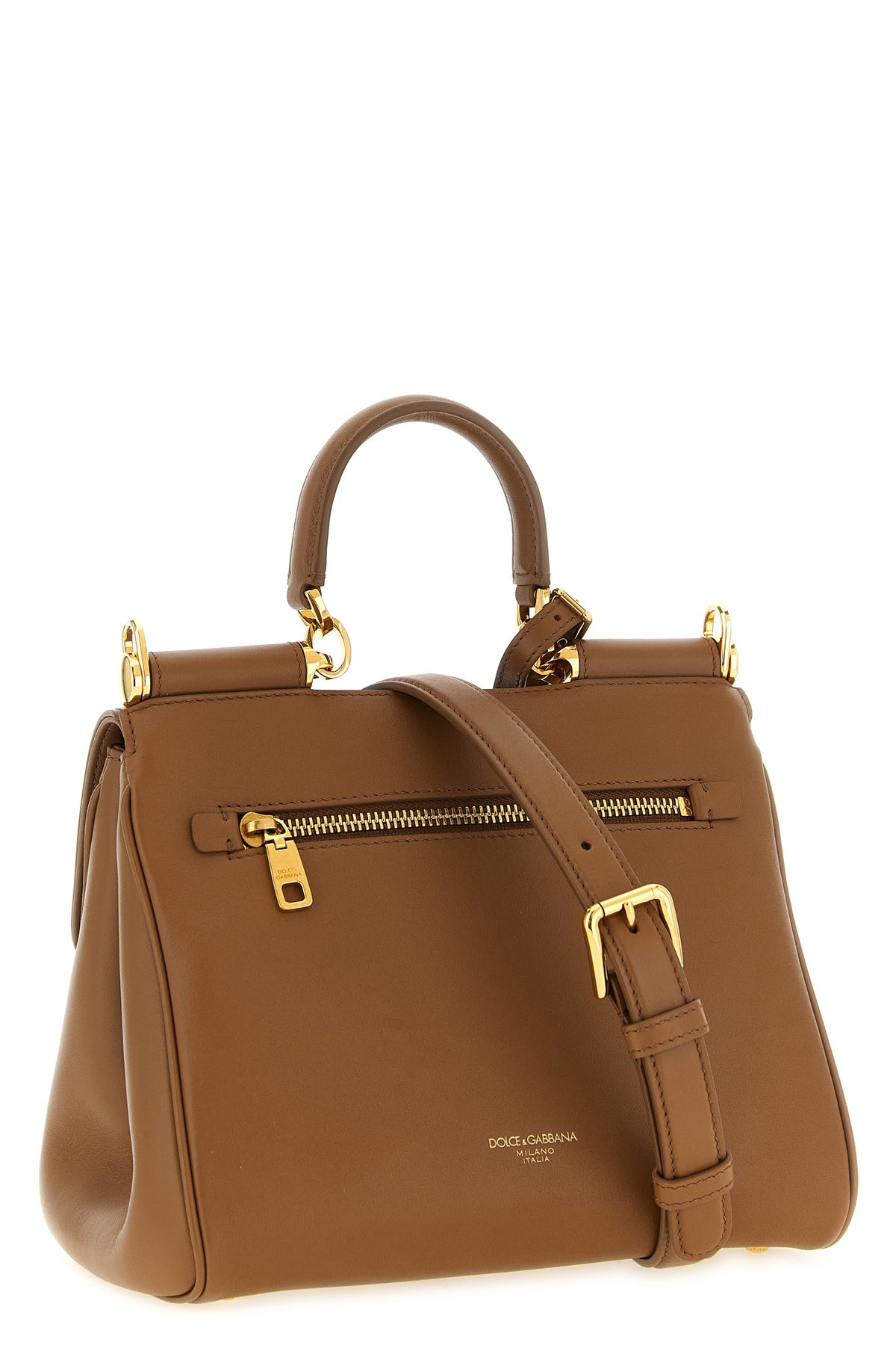 small my sicily handbag in plongé calf leather