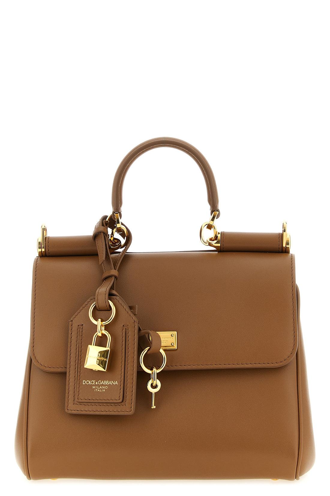 DOLCE &amp; GABBANA OS small my sicily handbag in plongé calf leather