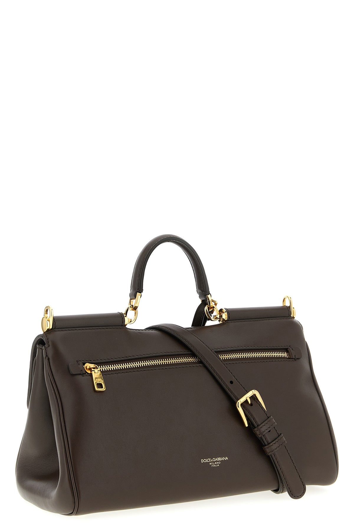 my sicily plongé calf leather handbag