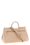 the dolce & gabbana my sicily handbag in beige plongé calfskin defines a structu