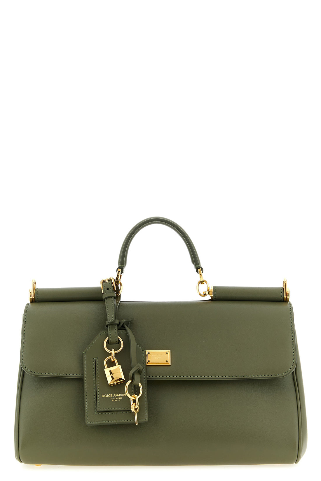 DOLCE &amp; GABBANA OS my sicily medium handbag in plongé calf leather