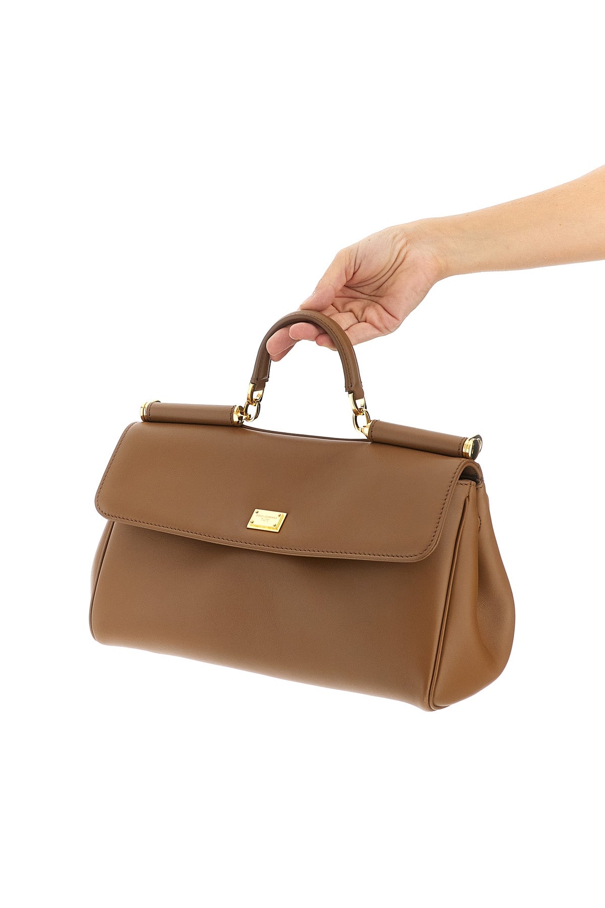 medium my sicily plongé calf leather handbag