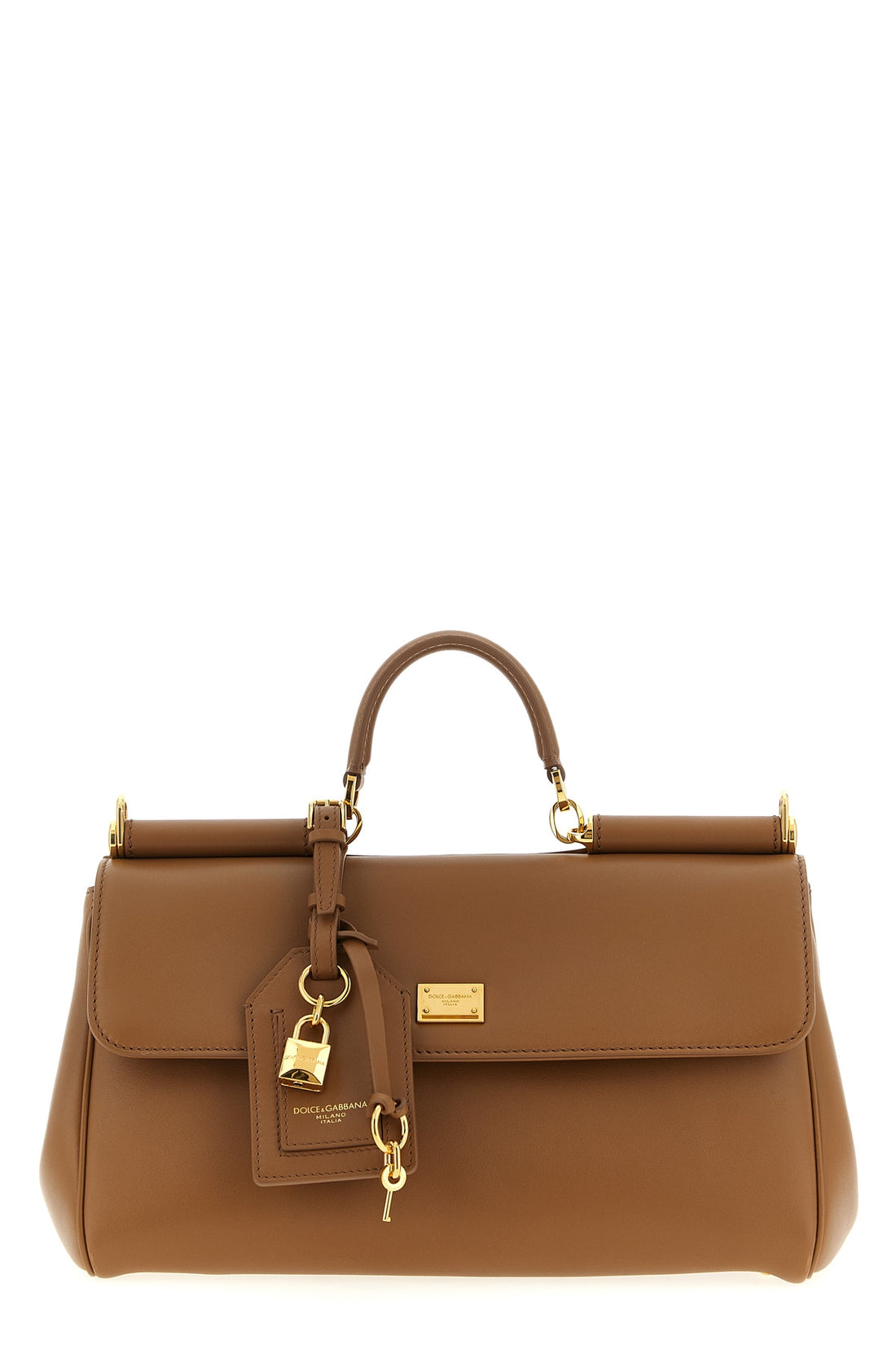 DOLCE &amp; GABBANA OS medium my sicily plongé calf leather handbag