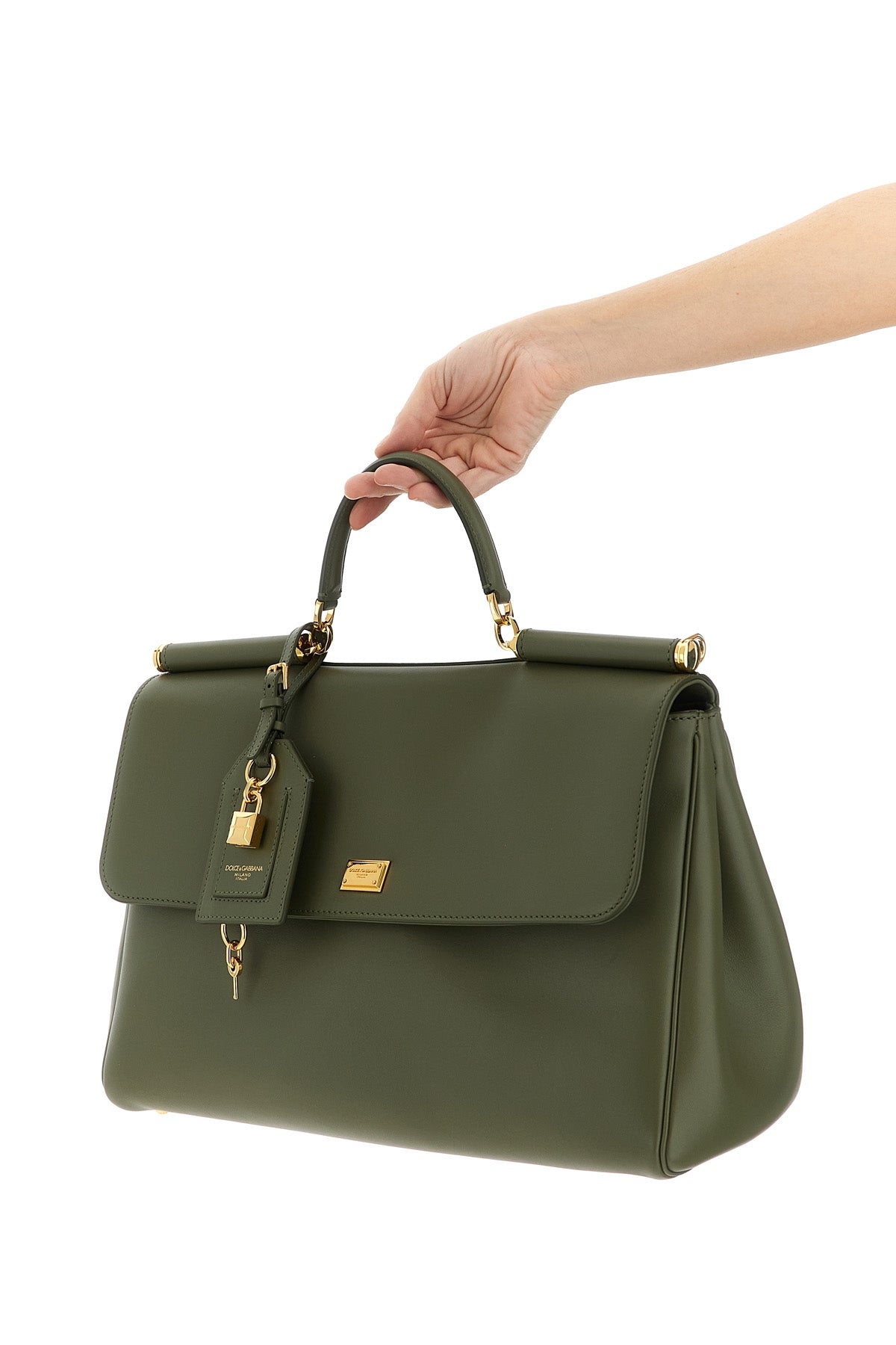 my sicily maxi handbag in plongé calf leather