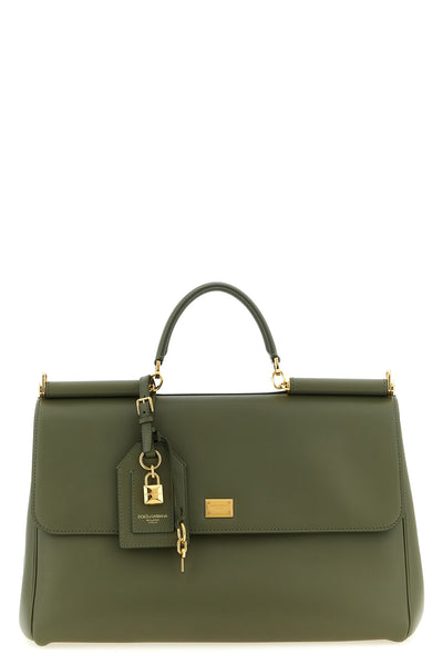 my sicily maxi handbag in plongé calf leather