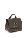 saeta baby leather postina handbag