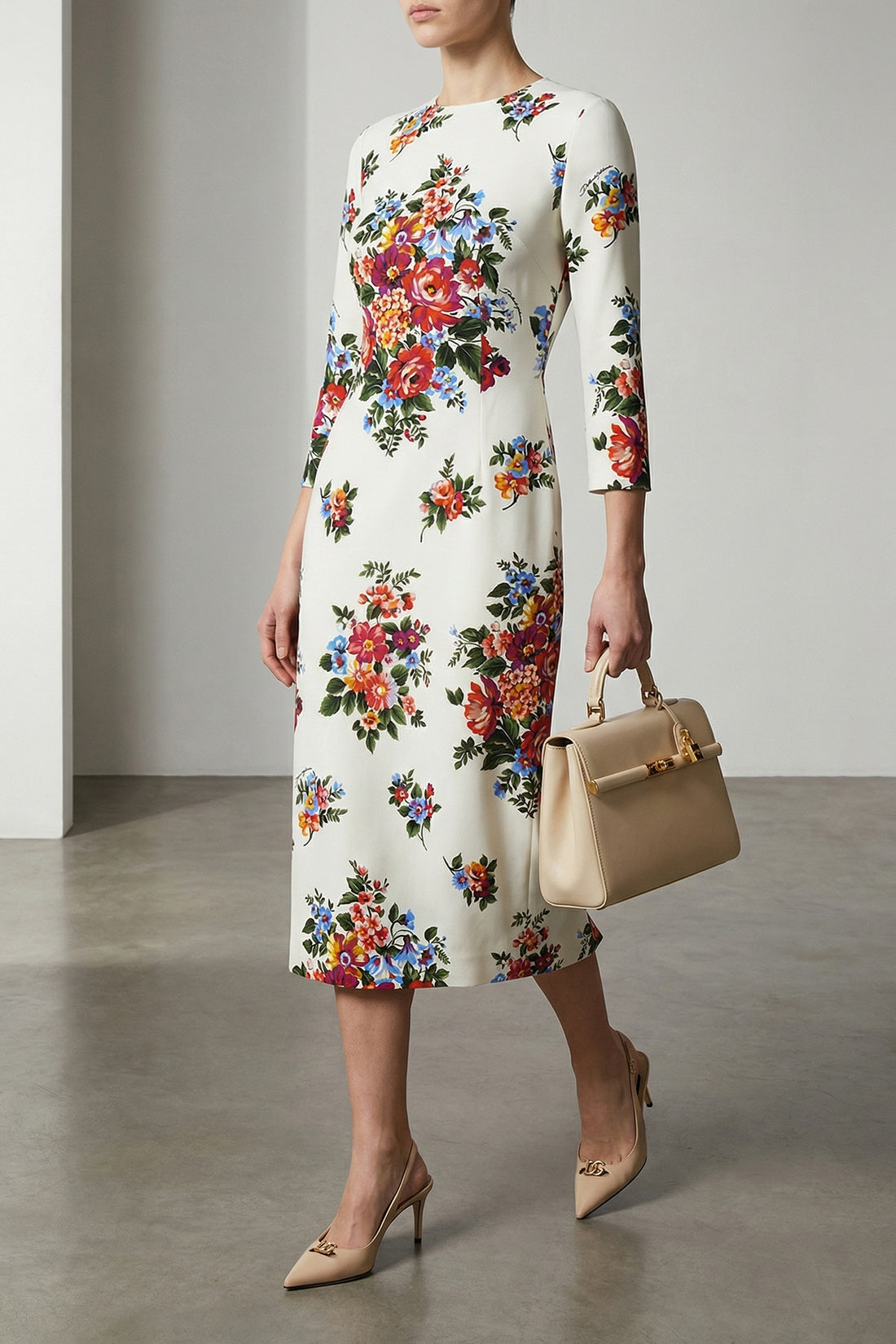 DOLCE &amp; GABBANA OS marlene handbag in palmellated calf leather
