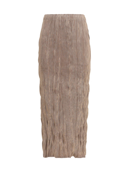 GONGDID DESIGN OS wavy midi skirt