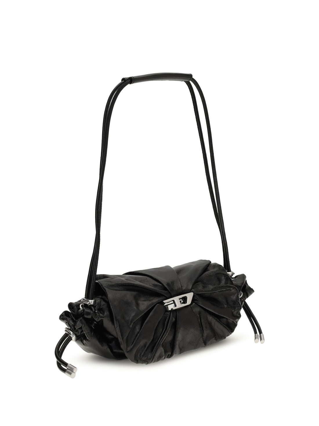 DIESEL OS scrunch-d shoulder bag