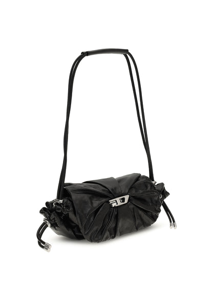 DIESEL OS scrunch-d shoulder bag