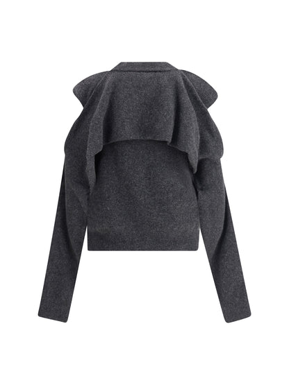 ALAIA 1 cashmere bolero cardigan 