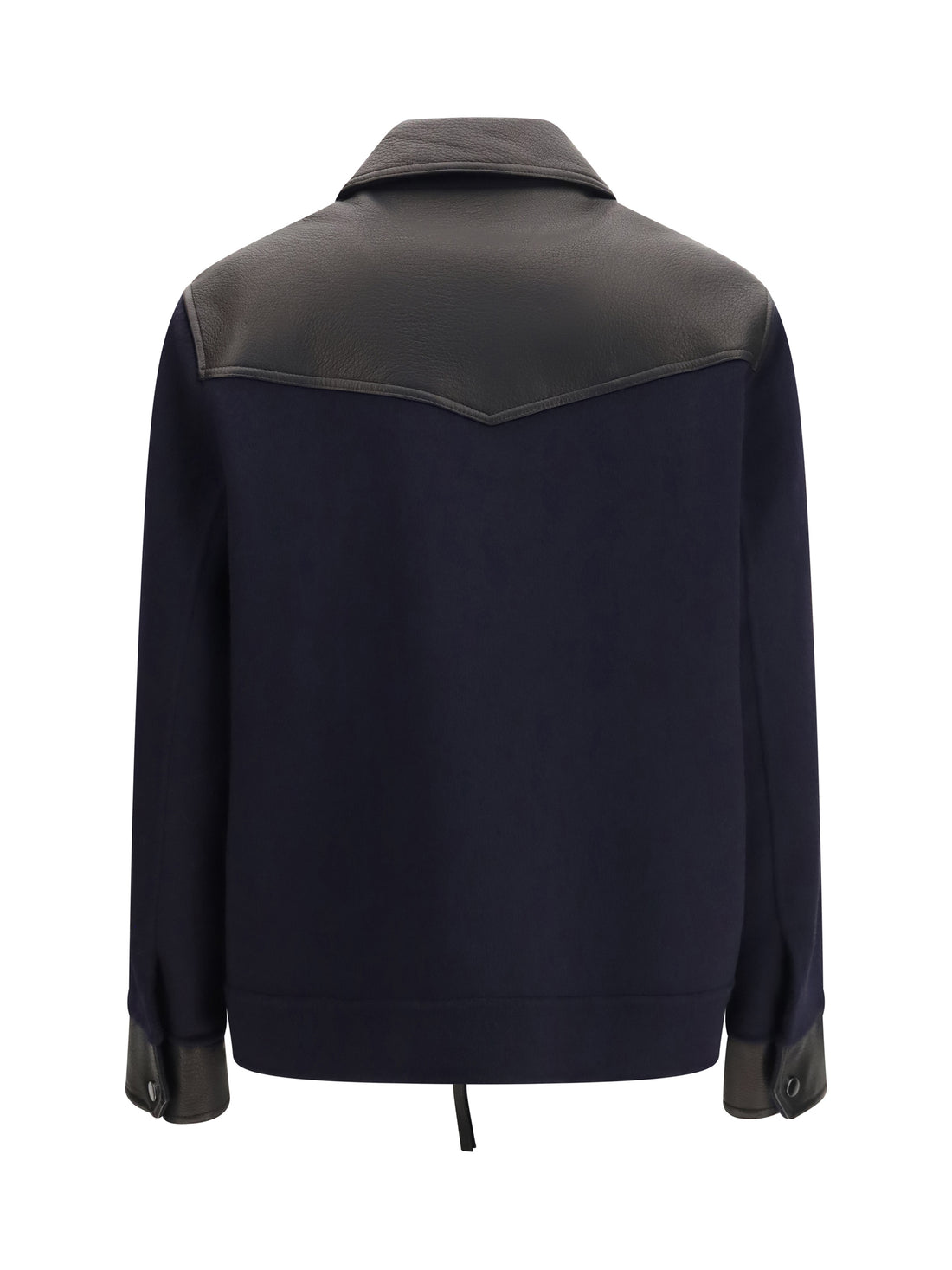 P.A.R.O.S.H. M leather trimmed jacket