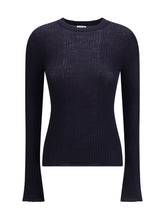 CRUNA 40 lightweight wool crew-neck sweater 